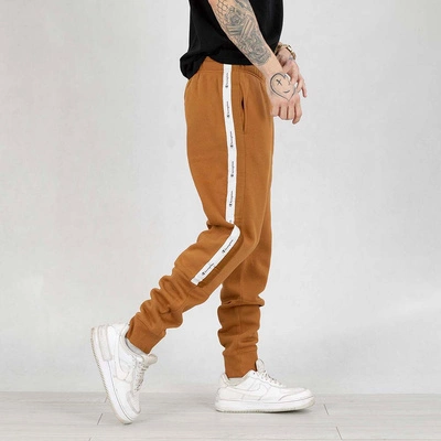 Spodnie dresowe Champion Rib Cuff 219096 brązowe