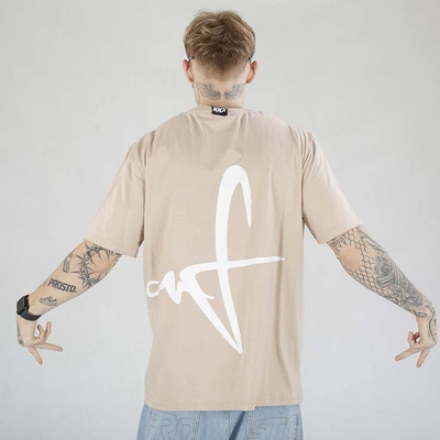 Koszulka Stoprocent White Tag beżowa