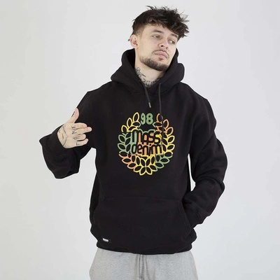 Bluza Mass Hoodie Patchwork czarna