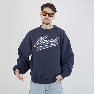 Bluza Karl Kani Crewneck Versity Print Os PD00007519 niebieska