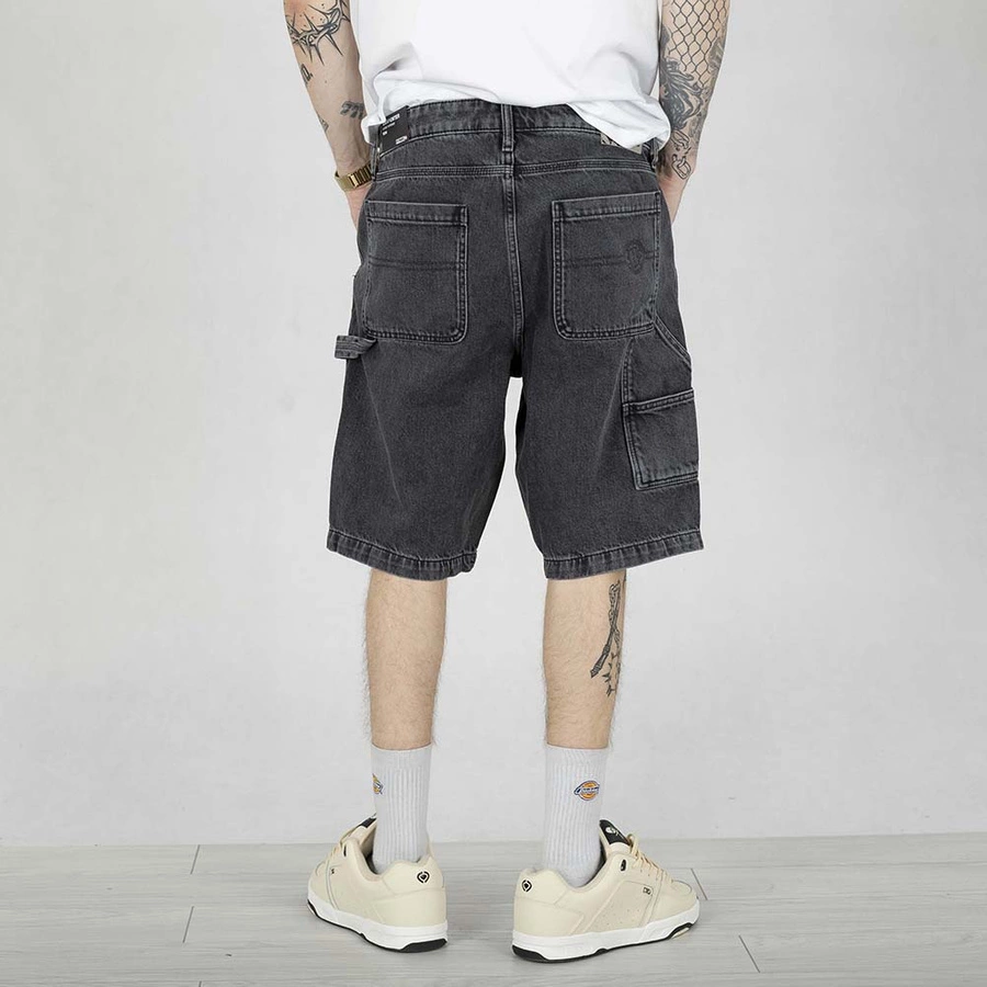 Krótkie Spodenki Pit Bull Carpenter Jeans Black Denim