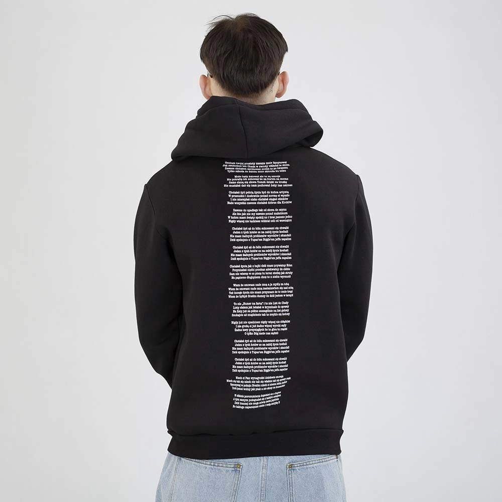 Bluza Chada Hoodie Żyj Aż Do Bólu czarna