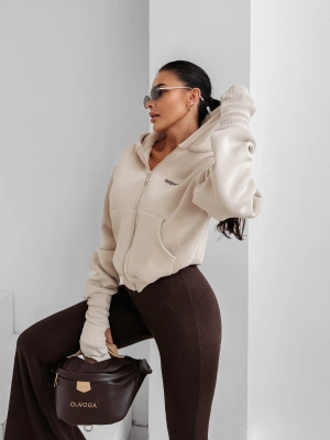 Bluza Olavoga Hoodie ZIP Autumn Tale beżowa