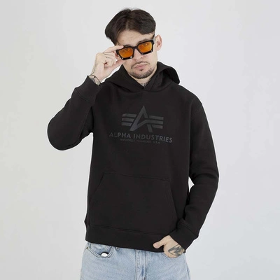 Bluza Alpha Industries Hoodie Basic Carbon 146343 czarna