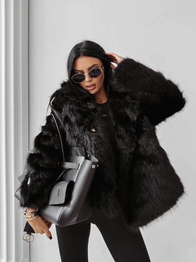 Kurtka damska Olavoga Cuar czarna