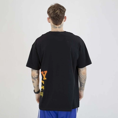 Koszulka Lucky Dice Frontback czarno pomarańczowa