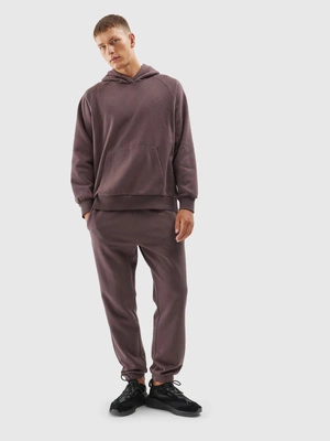 Bluza 4F Hoodie unisex U704 brązowa