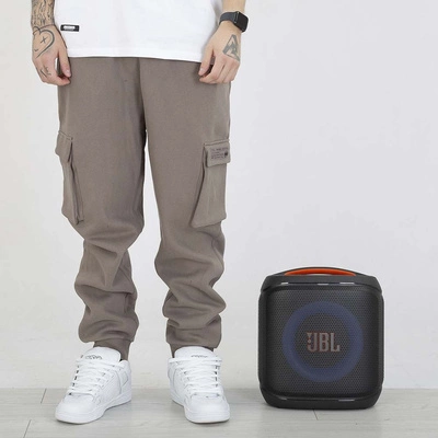 Spodnie dresowe Pit Bull cargo Cypress Sport szarobrązowe