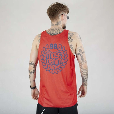 Tank Mass Base Back granatowa czerwona