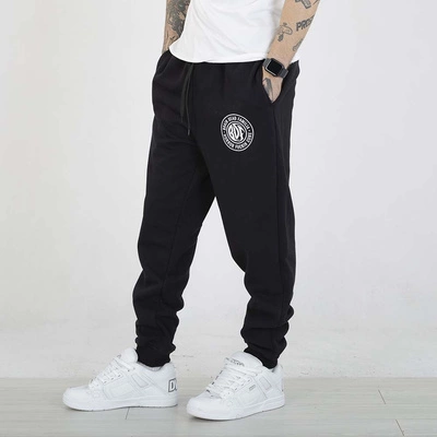 Spodnie dresowe Brain Dead Familia Circle Logo czarne