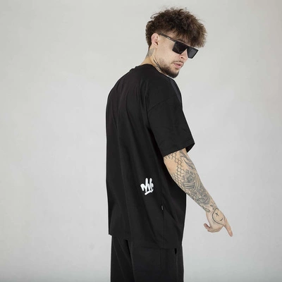 Koszulka Nice View Brand Small Front czarno biała