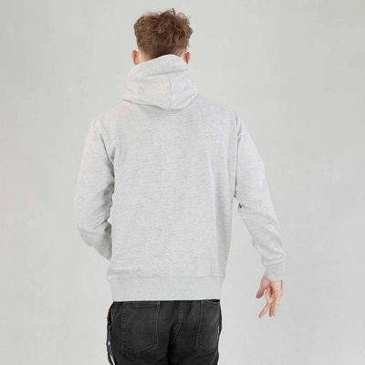 Bluza Hoodie Moro Sport Big M szaro granatowa