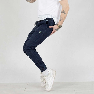 Spodnie Jeansowe Grube Lolo Dymek 001 granatowe 