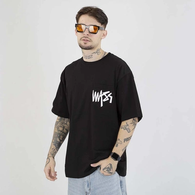 Koszulka Mass Pocket Sign czarna