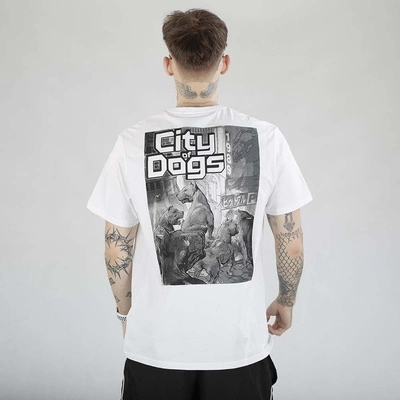 Koszulka Pit Bull City Of Dogs biała