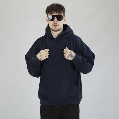 Bluza Hoodie Niemaloga Baggy 320g granatowa