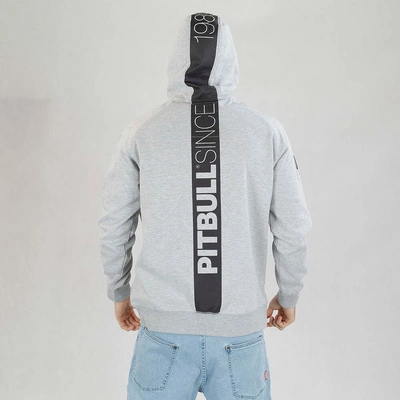 Bluza Pit Bull Hoodie Stafford szara