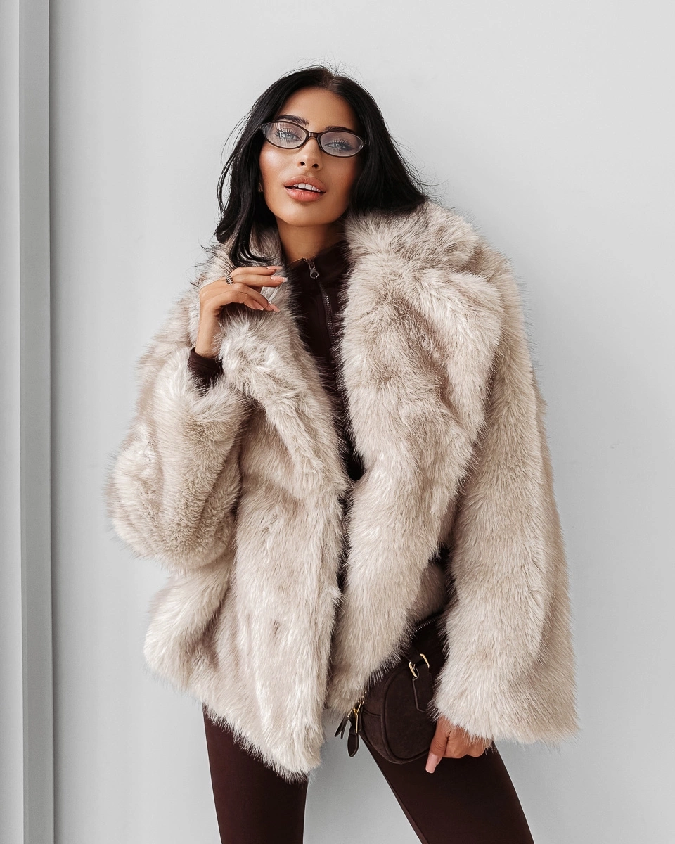 Kurtka damska Olavoga Cuar beżowa