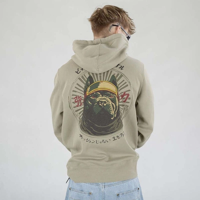 Bluza Pit Bull Hoodie Mt Fuji szara oliwka