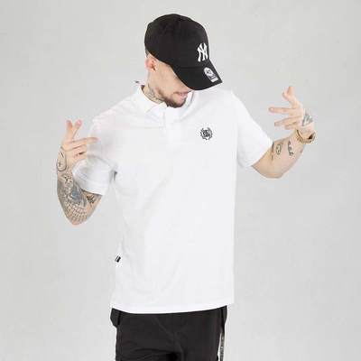 Koszulka Polo Diil Laur biało czarna