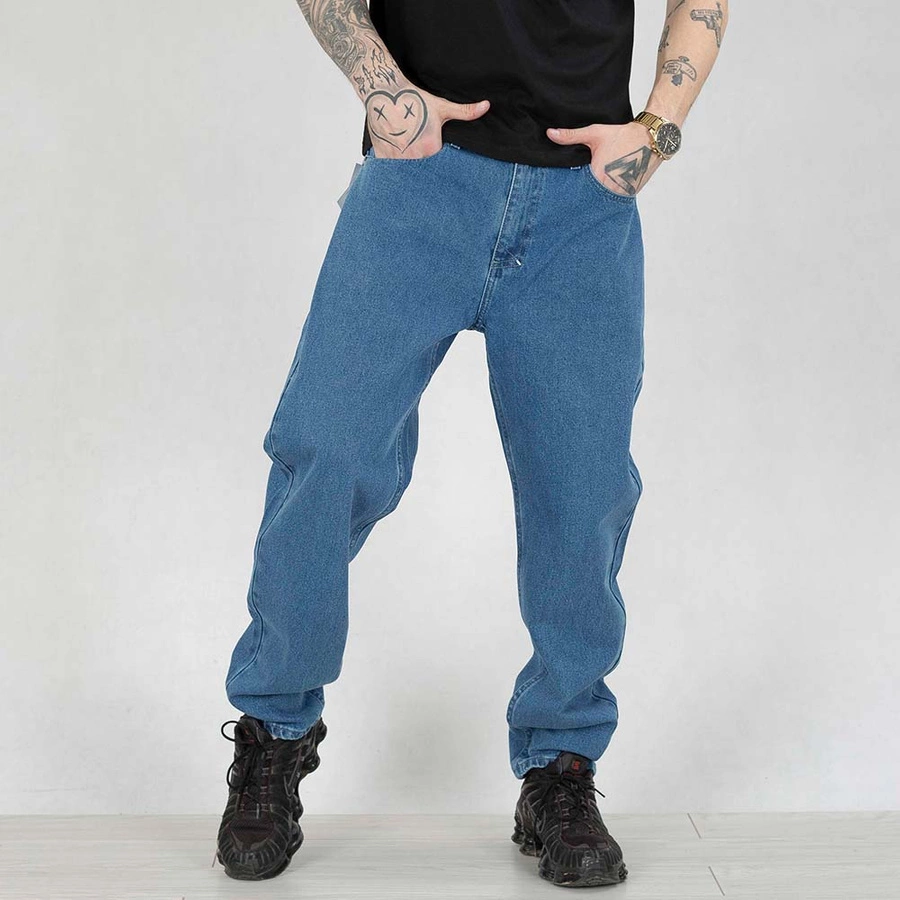 Spodnie Mass Jeans Baggy Fit Box blue