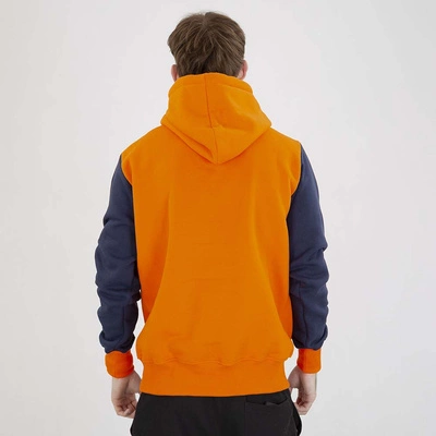 Bluza Diil Hoodie Small Double pomarańczowo granatowa