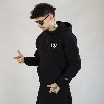 Bluza Środowisko Miejskie Hoodie ZIP Laur czarna