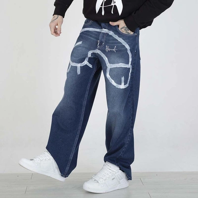 Spodnie Stoprocent Baggy Dick niebieskie