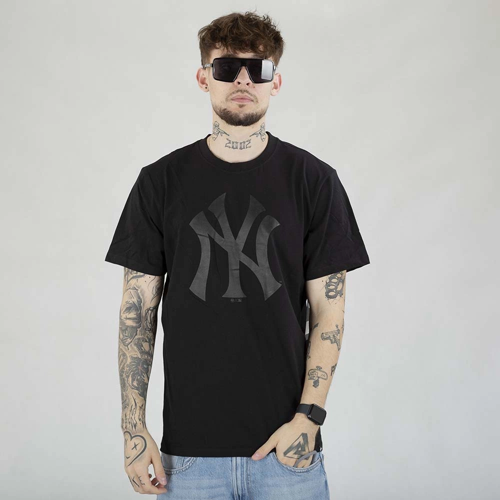 T-shirt 47 Brand MLB New York Yankees Imprint Echo 544089 czarno czarna