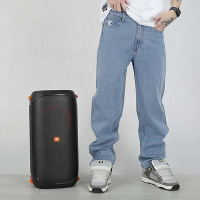 Spodnie Baggy Karl Kani Small Signature 60000495 niebieskie