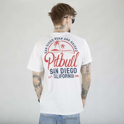 Koszulka Pit Bull San Diego Born biała