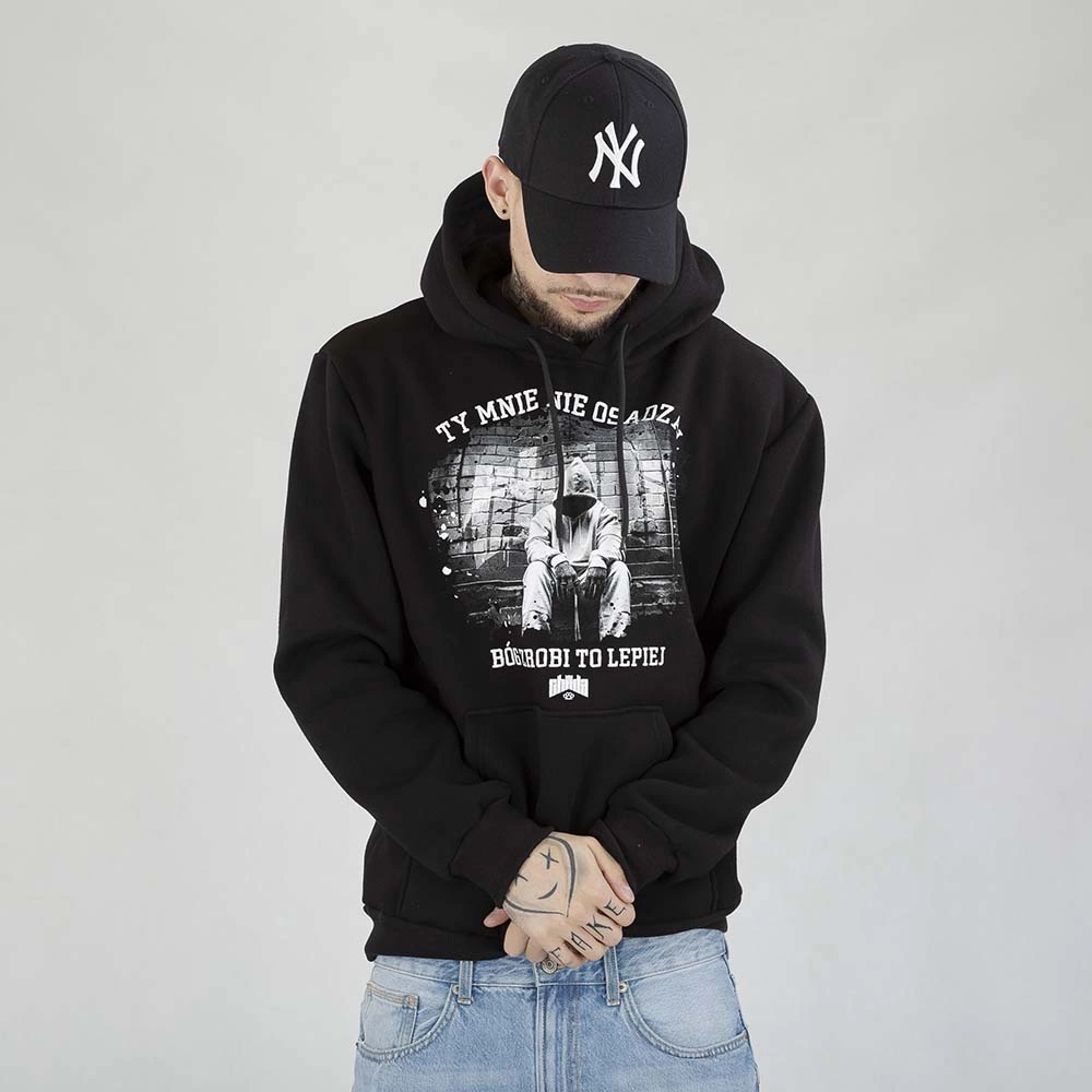 Bluza Chada Hoodie Ty Mnie Nie Osądzaj czarna