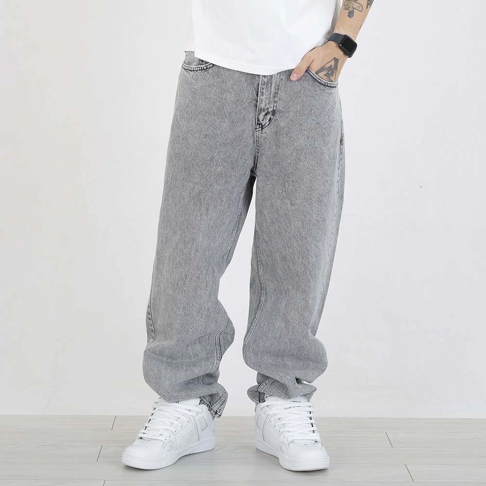 Spodnie Baggy I8 Denim BAG90 szare