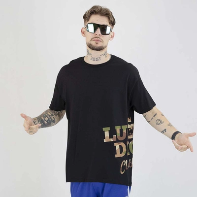 T-shirt Lucky Dice Frontback czarno camo