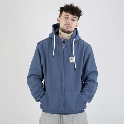 Bluza Hoodie Mass ZIP Patch niebieska
