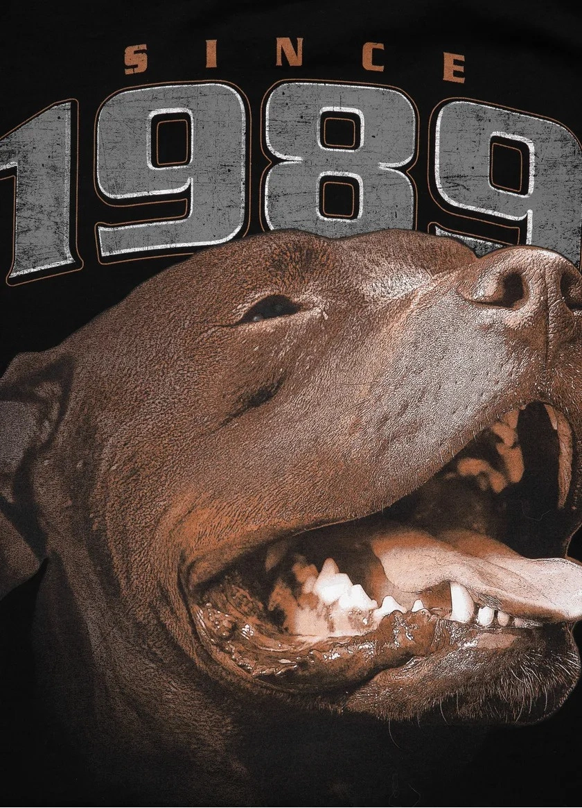 Koszulka Pit Bull Middle Fighter czarna