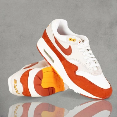 Buty Nike Air Max 1 LX FD2370-100 Unisex biało pomarańczowe