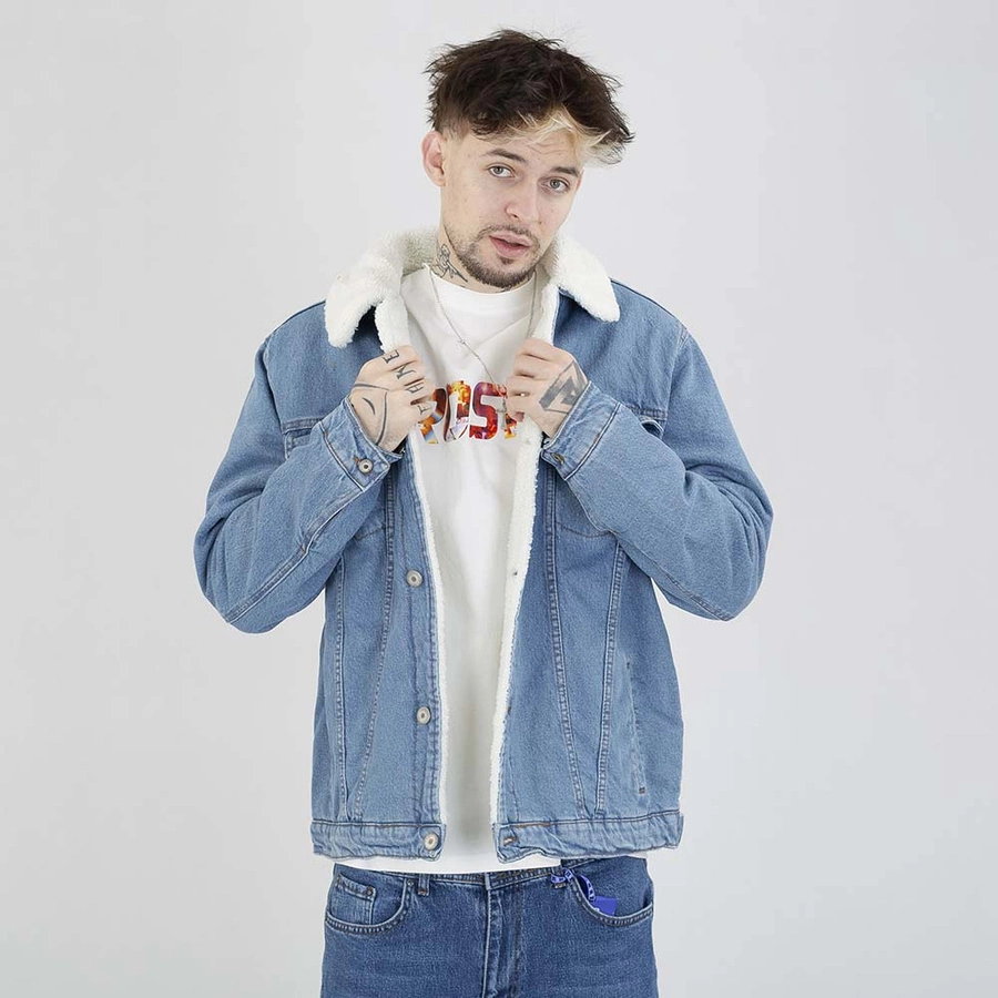 Kurtka I8 Denim Katana Jeansowa niebieska