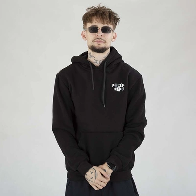 Bluza Patriotic Hoodie Baggy Ransom Note czarna