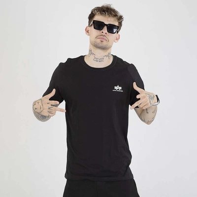 Koszulka Alpha Industries Basic Small Logo 188505 czarna