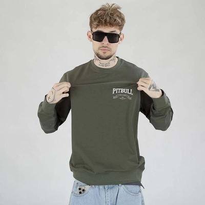 Bluza Pit Bull Crewneck Troublemaker zielona