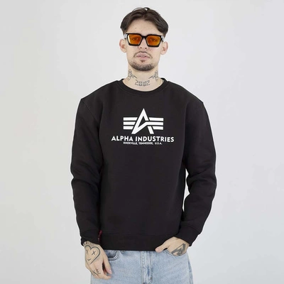 Bluza Alpha Industries Crewneck Basic 178302 czarna