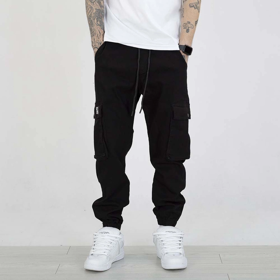 Spodnie Jogger I8 Denim BOY55 Cargo czarne