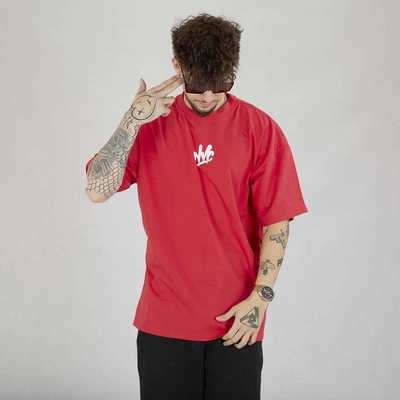 Koszulka Nice View Brand Big Back czerwono biała