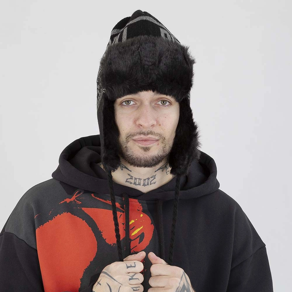 Czapka zimowa Pit Bull Mission Bay czarno szara