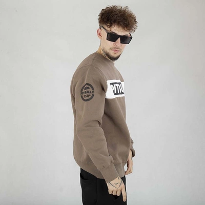 Bluza Crewneck Pit Bull Sherwood brązowa