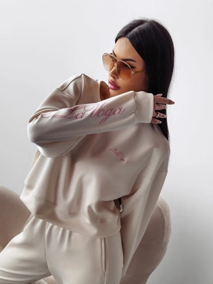 Komplet dresowy Olavoga Branch kremowy