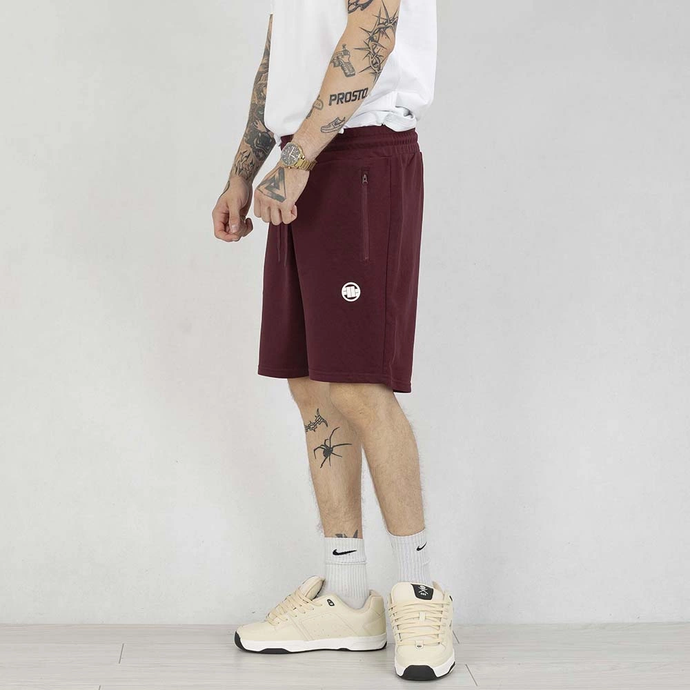 Krótkie spodenki Pit Bull Carson bordowe