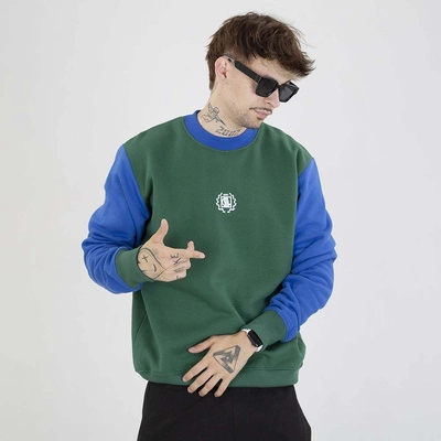 Bluza Diil Crewneck Small Double zielona chabrowa