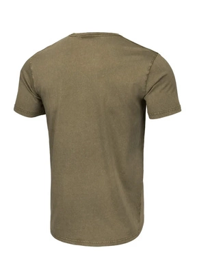 Koszulka Pit Bull Denim Washed Brand brązowa